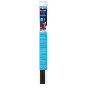 tesa® Insulation Türdichtung Bürste Textil, braun, für Teppichböden und Spalten bis 15mm.