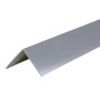 Graues, selbstklebendes Dalsys Winkelprofil aus PVC, 150cm lang, zum Schutz von Ecken.