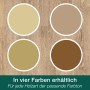 Bona Home Repair Set Eiche: Farbauswahl für Holzreparatur, vier Farbtöne.
