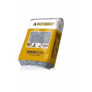 Sack Marmorzierkiesel Ebano-Schwarz, 15-25 mm, 25 kg. Dekorative, dunkle Ziersteine für Garten und Landschaft.