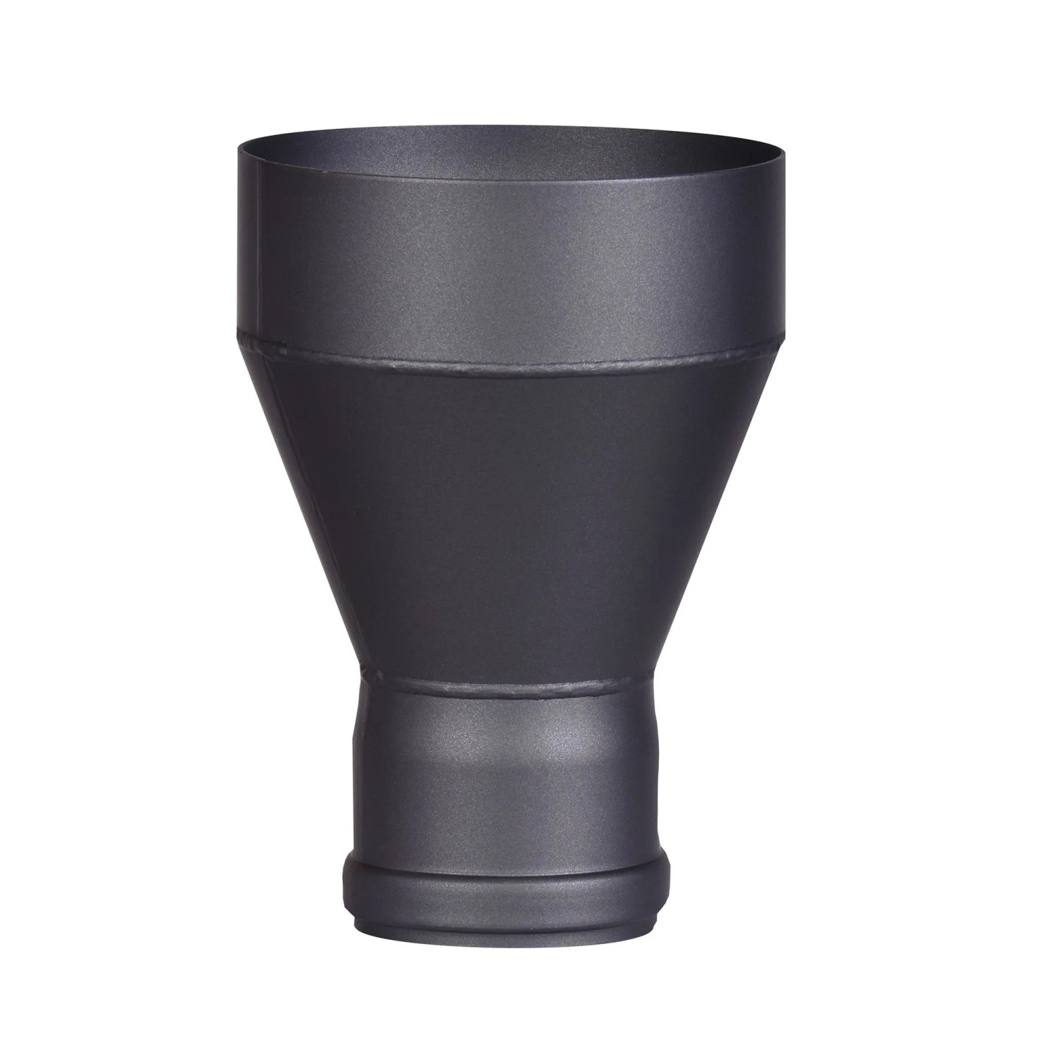 Firefix Rauchrohr-Erweiterung, von 80 auf 150 mm Schwarz