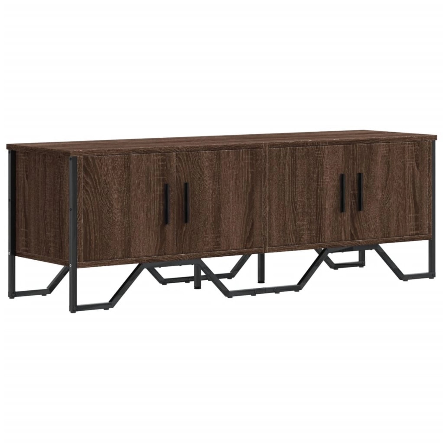 vidaXL TV-Schrank TV-Schrank Braun Eichen-Optik 122x34x41 cm Holzwerkstoff günstig online kaufen