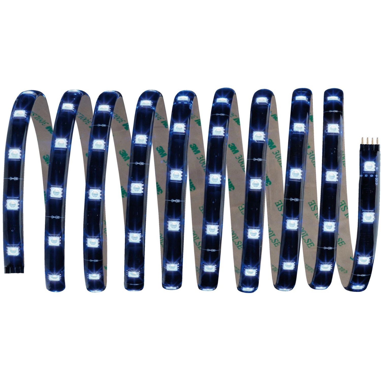 Paulmann YourLED Lights & Sound Set, 3m LED-Streifen mit RGB-Farbwechsel für musikgesteuerte Lichteffekte.