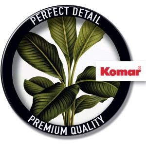 Komar Wandbild Elastica Leaf, 40x50 cm, mit detailreichem Pflanzenmotiv.
