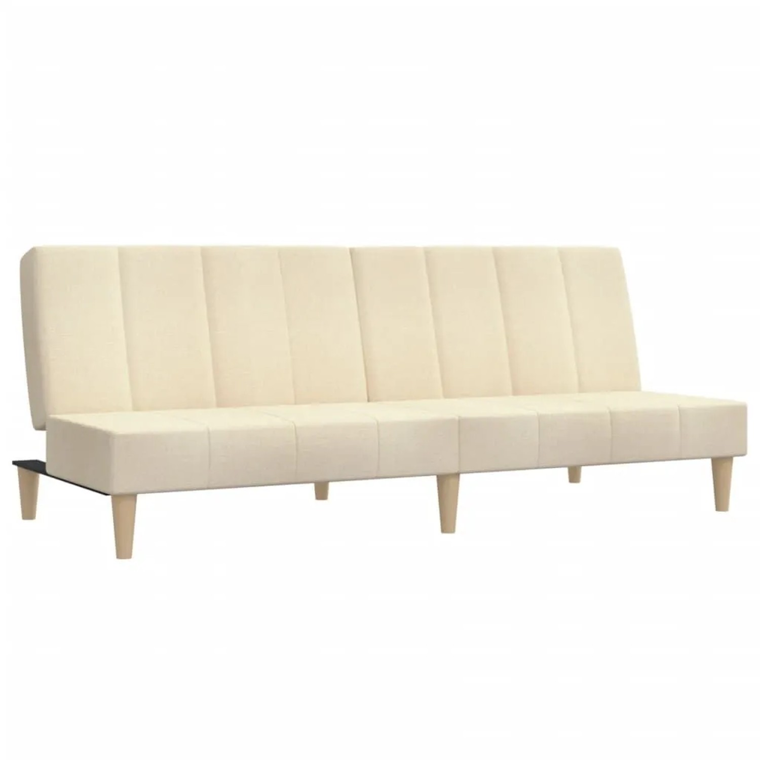vidaXL Schlafsofa 2-Sitzer Creme Stoff 375868 günstig online kaufen