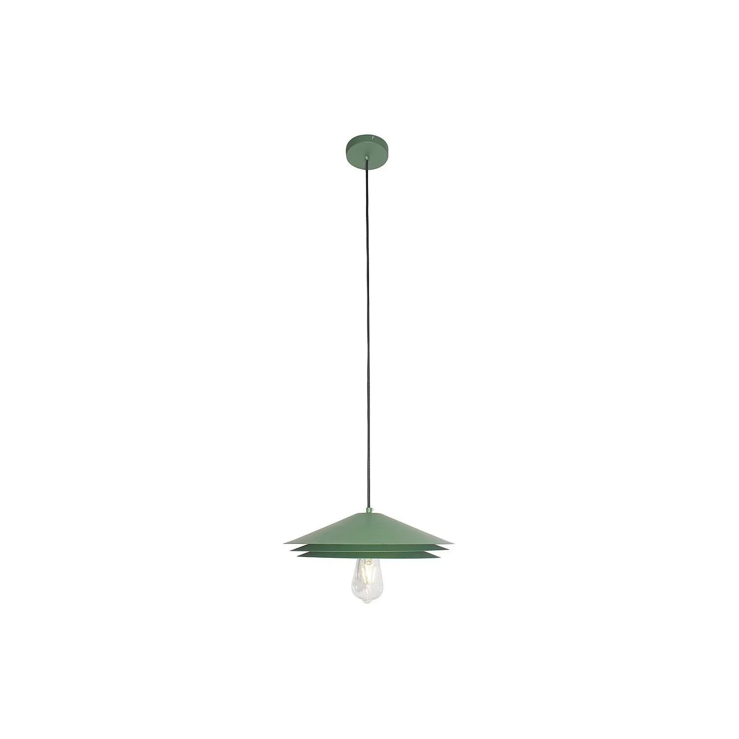 Vente-unique Hängeleuchte Und Kronleuchter Kiruna Grün 12 cm
