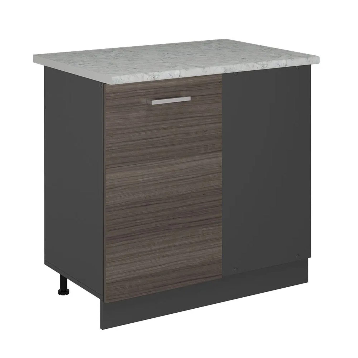 Vicco Eckunterschrank R-Line EdelGrau 86 x 82 AP Marmor Art Nr 53694