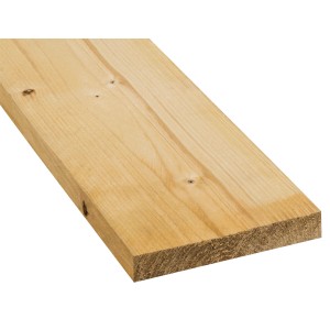 Sägeraues Schalbrett aus Fichte/Tanne, 24x150x4000 mm, für Dachschalung und Betonbau.