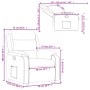 vidaXL Relaxsessel mit Aufstehhilfe Grau Kunstleder 3205045_16