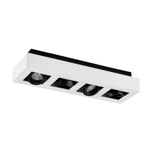 Arcchio Strahler Vince 9626677 Modern in Weiß aus Aluminium 4-flammig GU10 Küchenleuchte