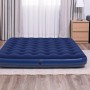 Bestway Luftmatratze Queen Size, dunkelblau, 203x152x22 cm, für Camping und Zuhause.