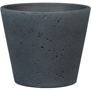 Scheurich Übertopf Roca 701, Ø 13 cm, Dark Stone, Beton-Optik für Innenbereich.