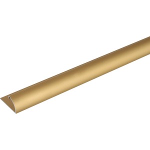 Alberts Bodenausgleichsprofil, Aluminium, 9 mm, goldfarben.
