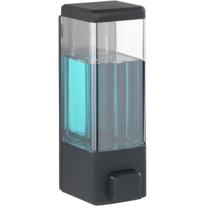 Wenko Desinfektionsmittelspender Istres, 320 ml, schwarz, zur Wandmontage.