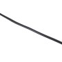 Detailaufnahme des schwarzen Kabels der Lindby LED Stehlampe Pajaro.