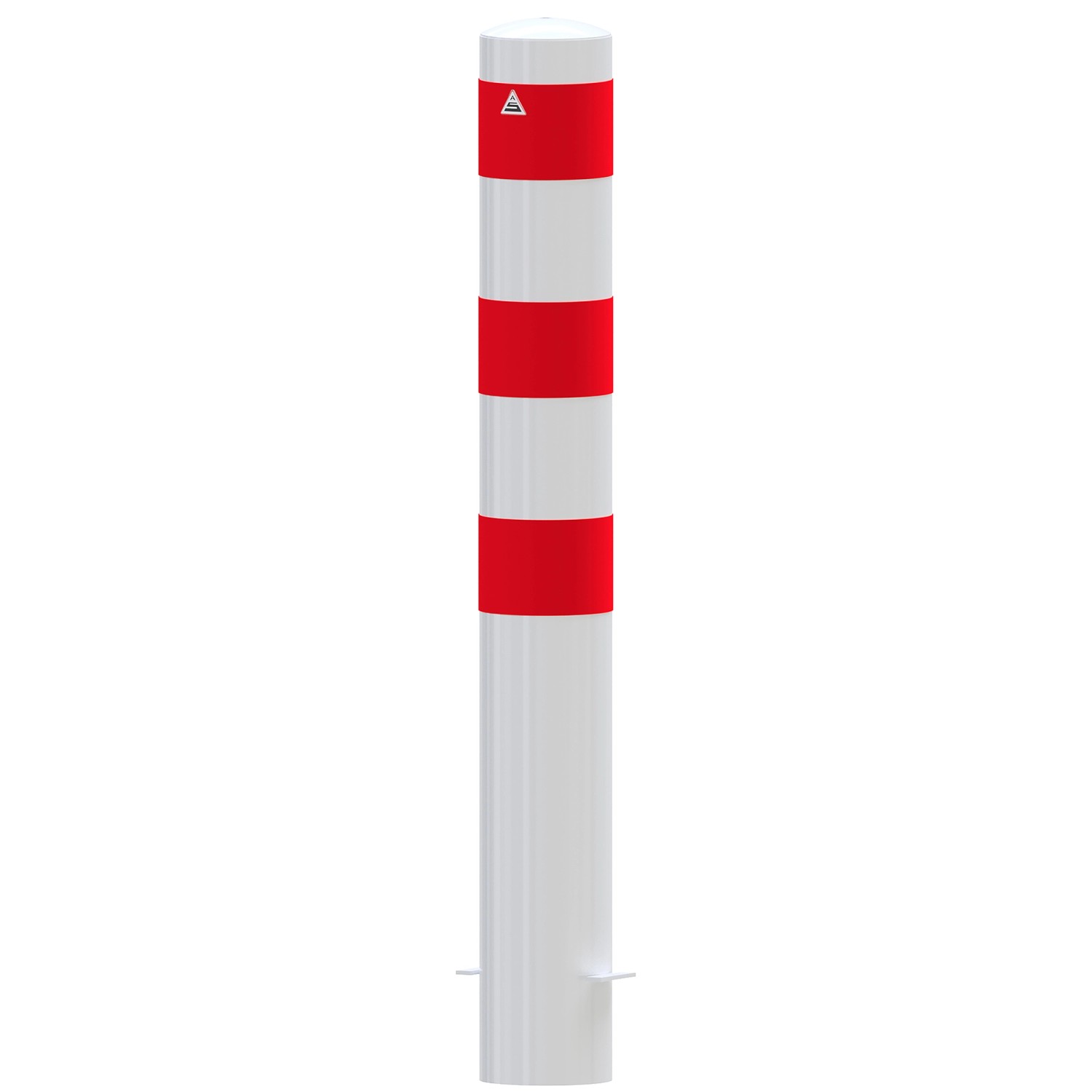 Thumbnail - Schake Absperrpoller Einbetonieren Ø 152 mm x 1.200 mm Weiß-Rot