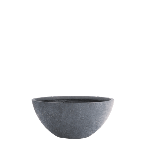 Pflanzwerk Pflanzschale Bowl Premium Frostbeständig Lava 45 cm Dunkelgrau