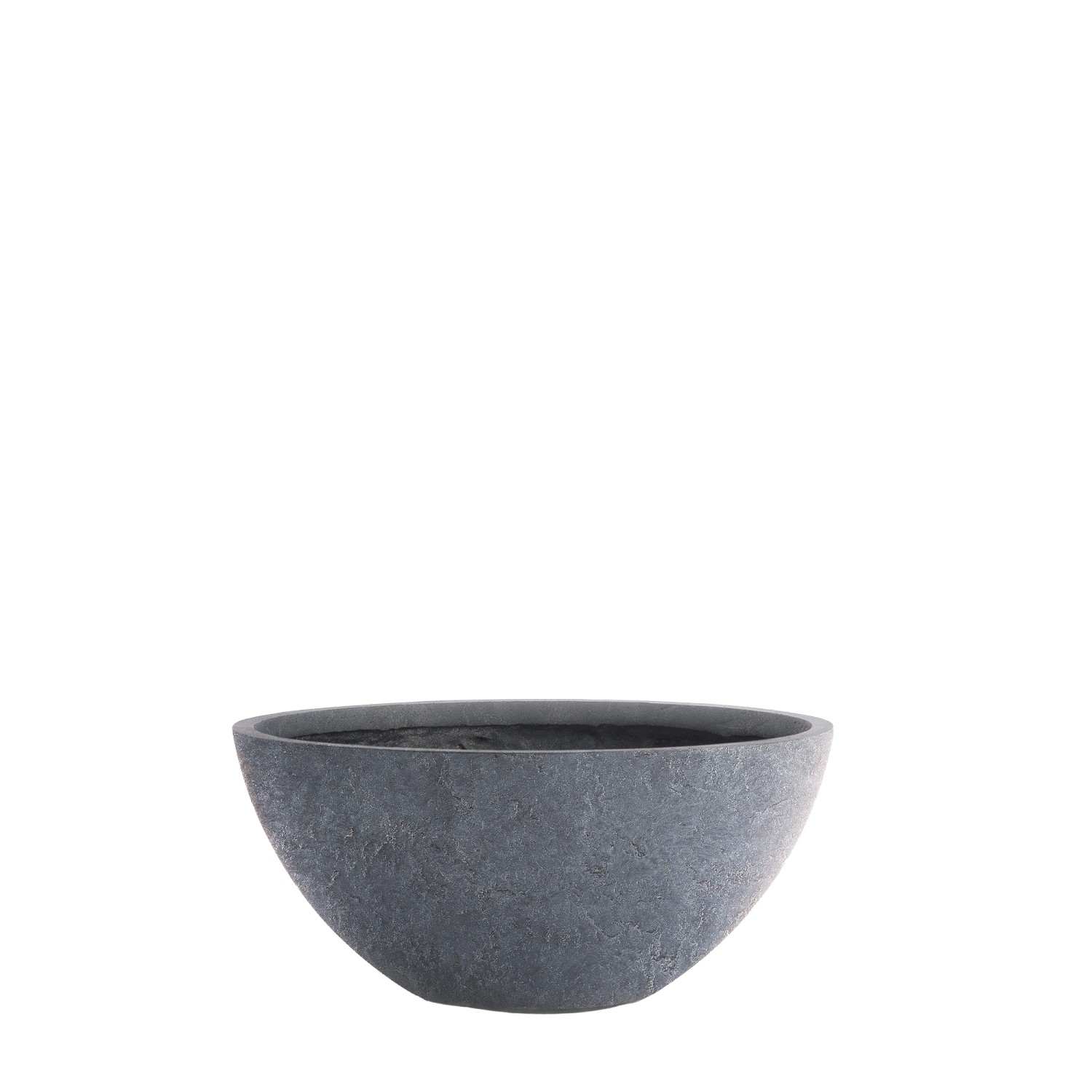 Pflanzwerk Pflanzschale Bowl Premium Frostbeständig Lava 55 cm Dunkelgrau günstig online kaufen