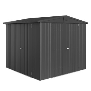 Biohort Zusatztür für Gerätehaus Europa, dunkelgrau-metallic, zur Erweiterung des Gartenhauses.