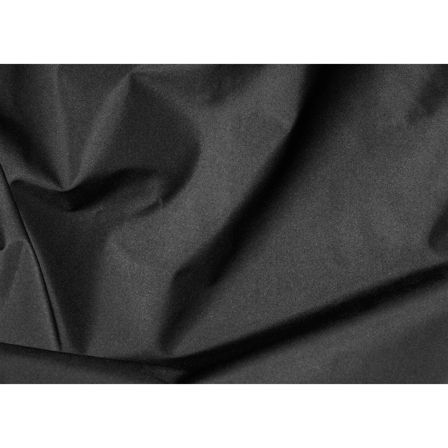 Detailaufnahme: Schwarzer Sitting Point Hocker (60 l) Bezug aus Polyester.