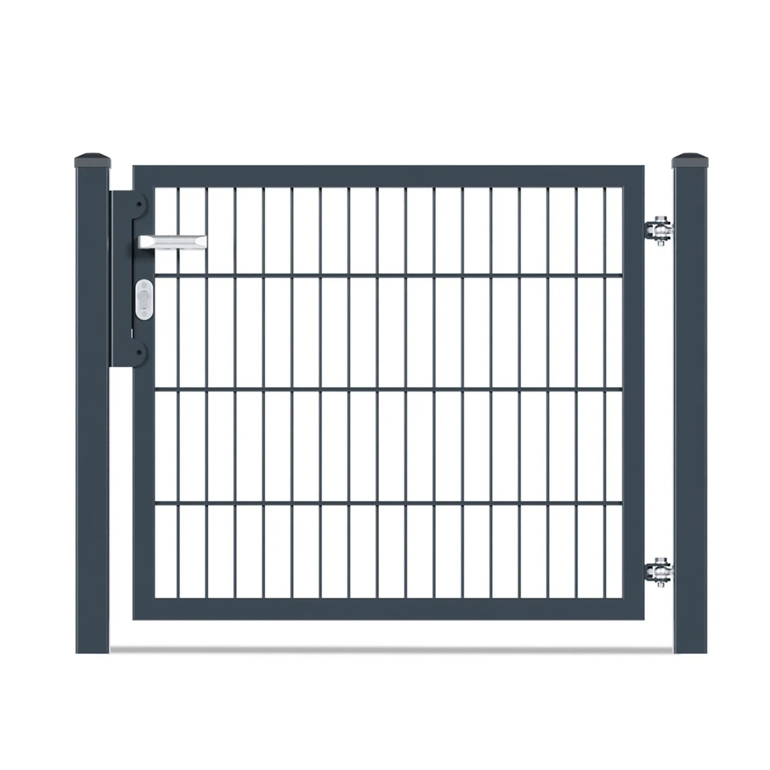 Deutsche Zauntechnik Gartentor Vario Basic DS 100 cm x 80 cm Anthrazit