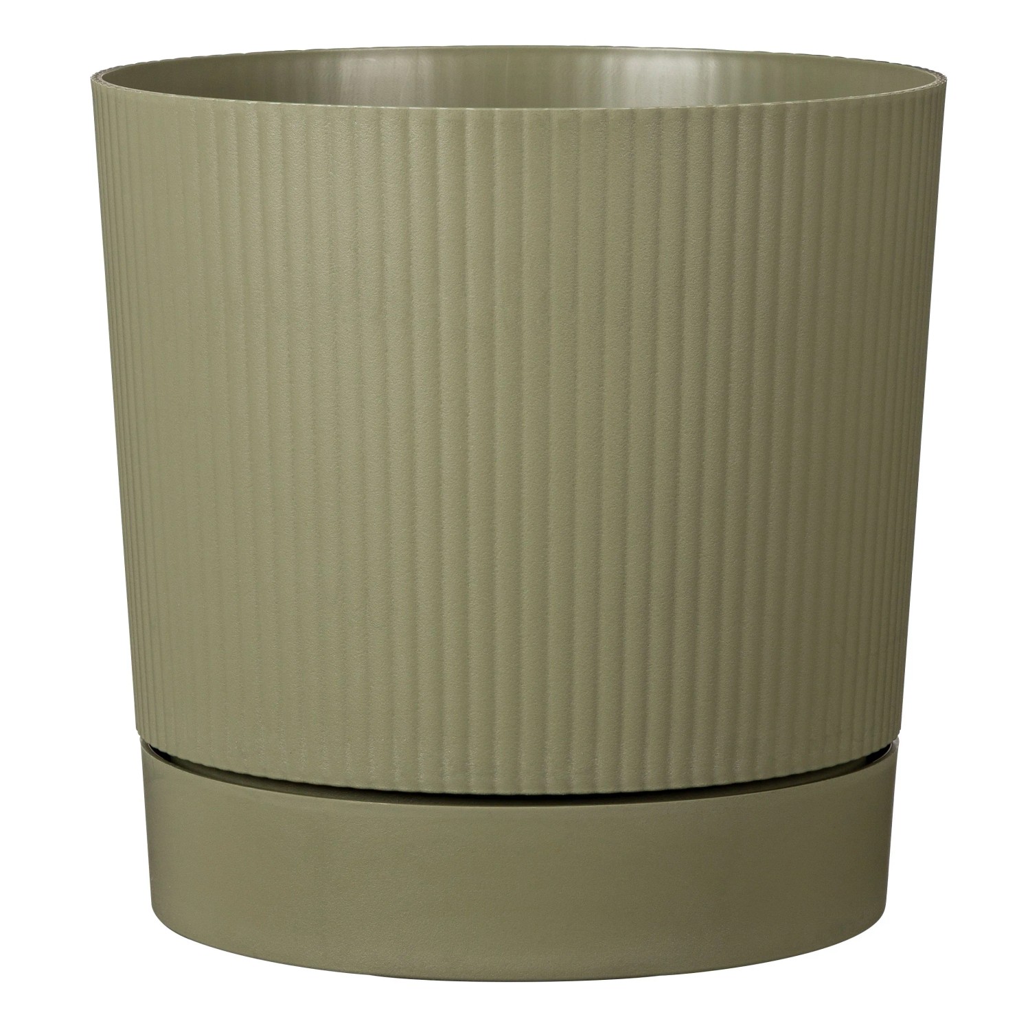 Scheurich Pflanztopf Lino+ PE Ø 28,97 cm x 29 cm Moss Green