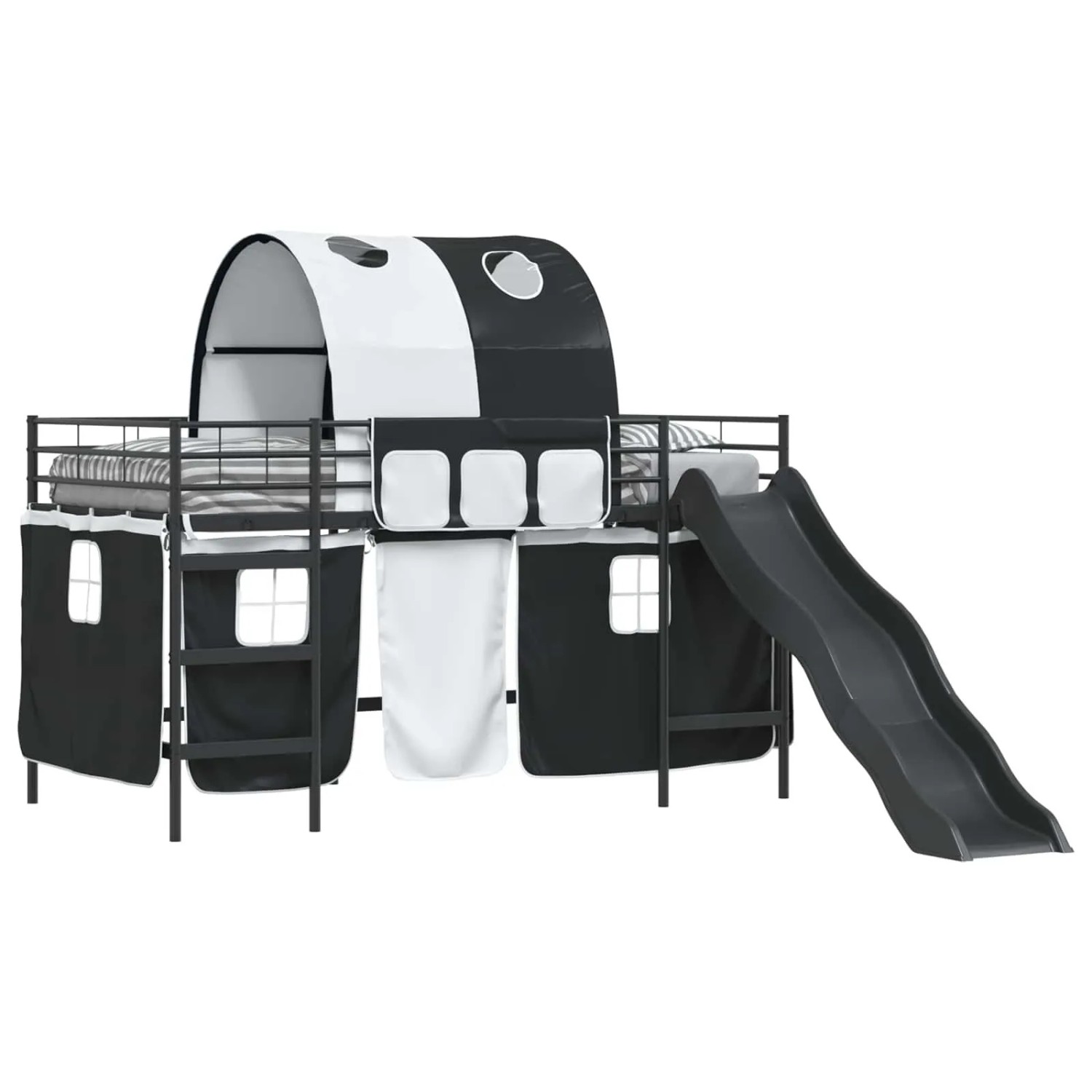 vidaXL Kinder-Etagenbett Schwarz 99,5 x 200 cm Metall 42020834 günstig online kaufen