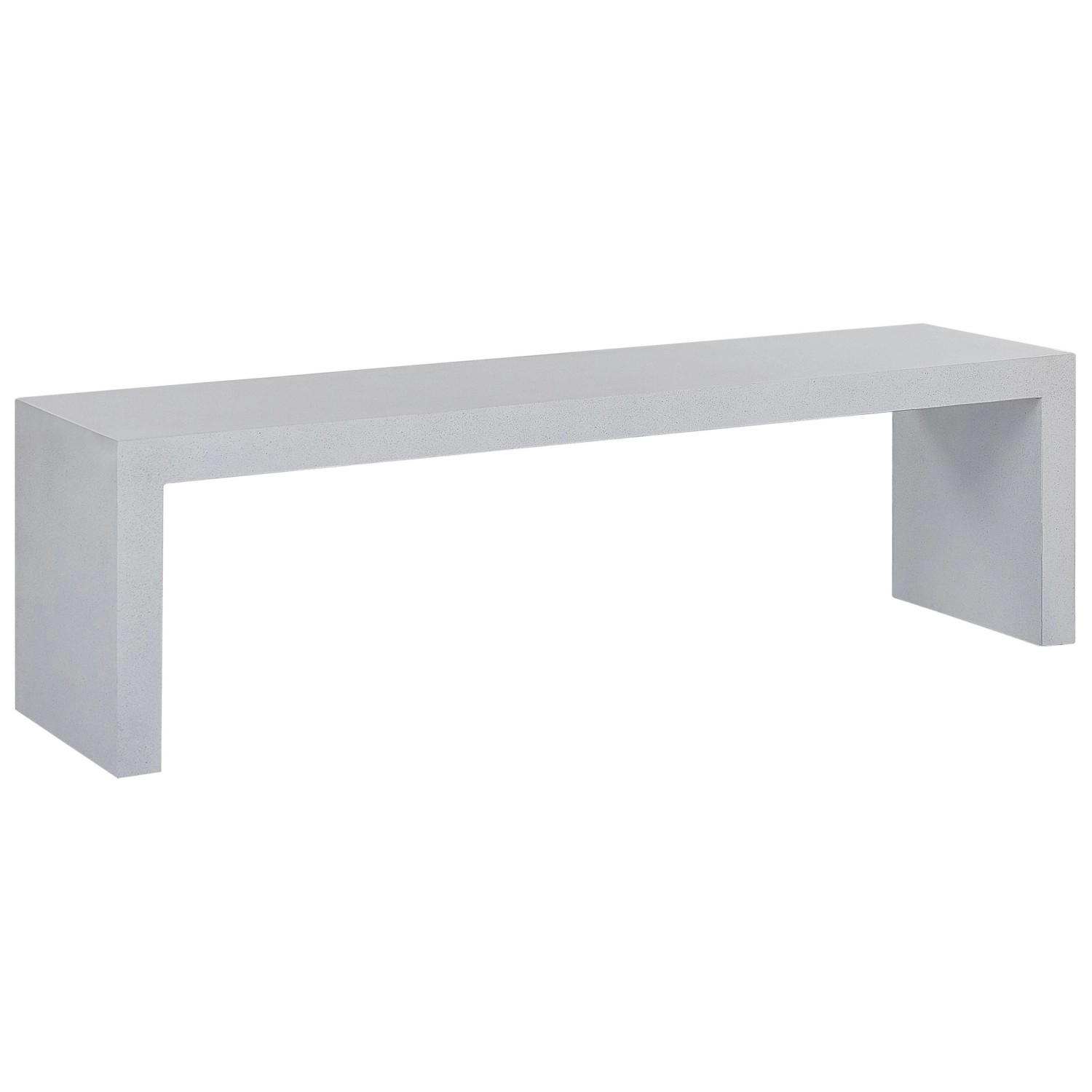 Beliani Gartenbank Weiss 40x150x45 günstig online kaufen