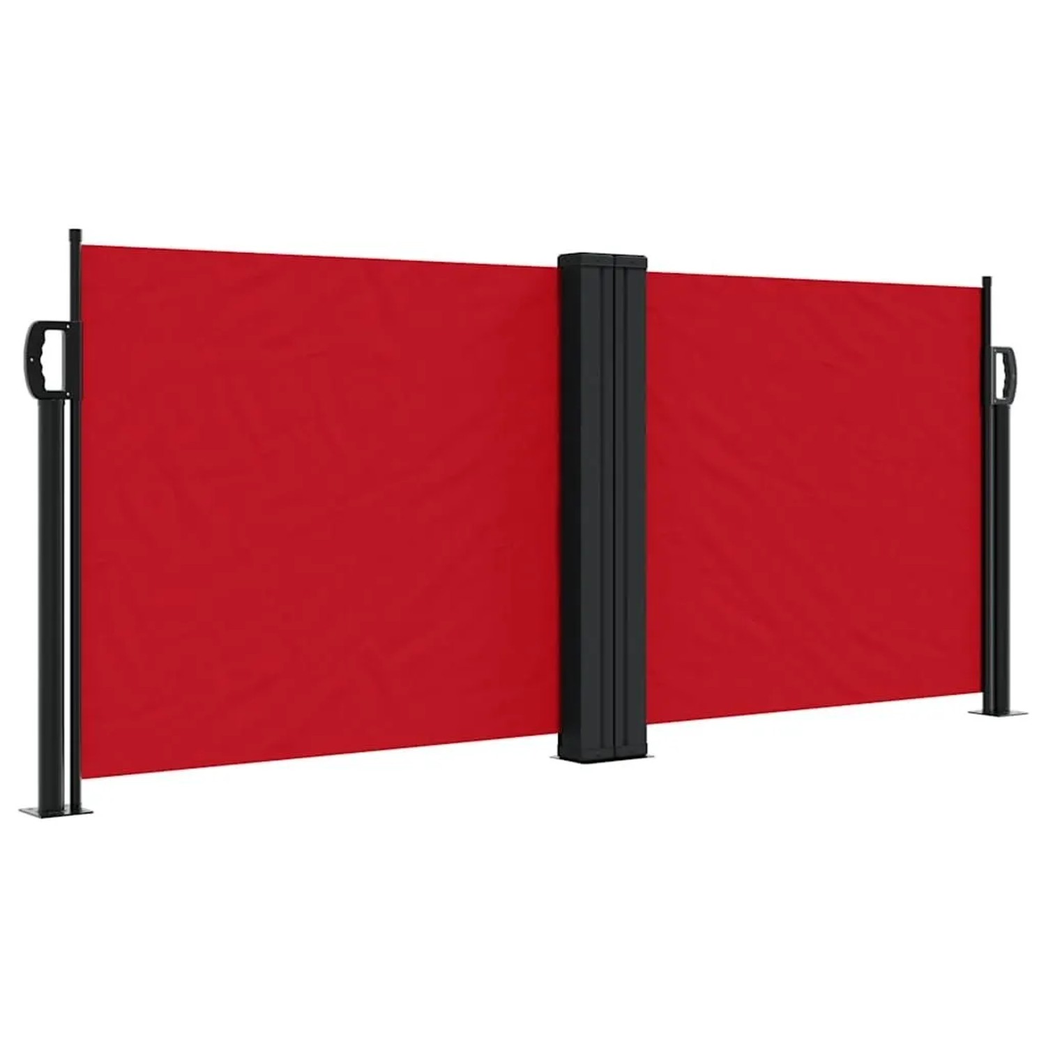 vidaXL Seitenmarkise Ausziehbar Rot 100x600 cm 4004582