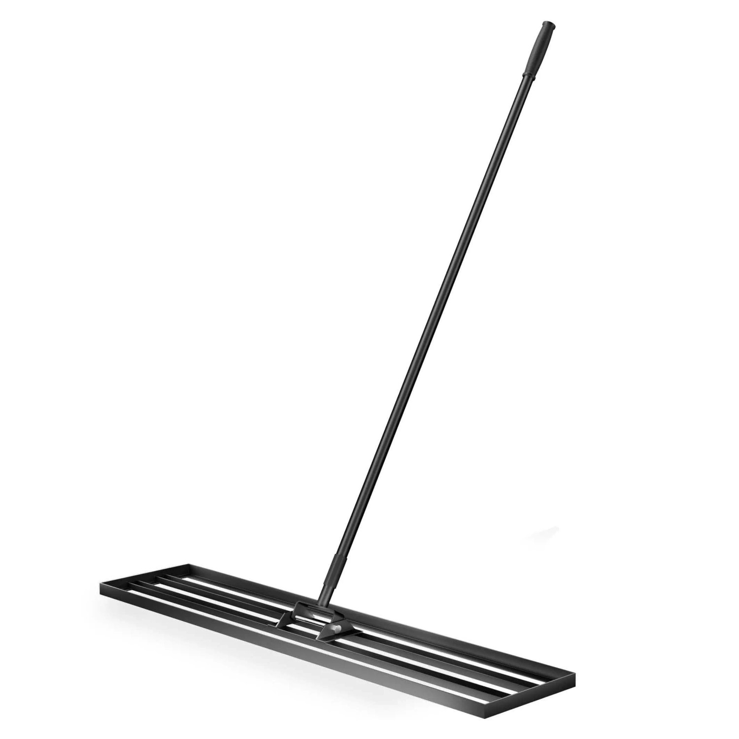 Wiltec Aluminium Rasenrakel 1219X254Cm Stiel Sanden Levelingrake Flächenebner