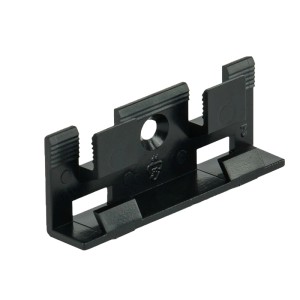 Befestigungsclips Nr. 5 für Sockelleisten Schwarz 20 Stück