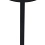 Schwarze, dimmbare LED Tischlampe für Innen & Außen, kabellos und wiederaufladbar.