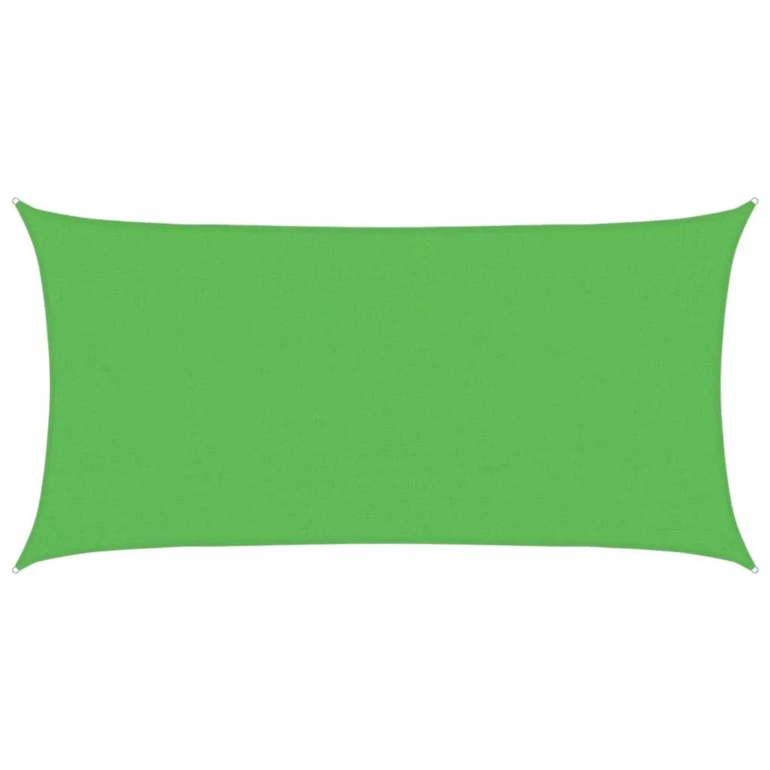 Furnicato Sonnensegel 160 G M² Rechteckig Hellgrün 2 5x5 M Hdpe