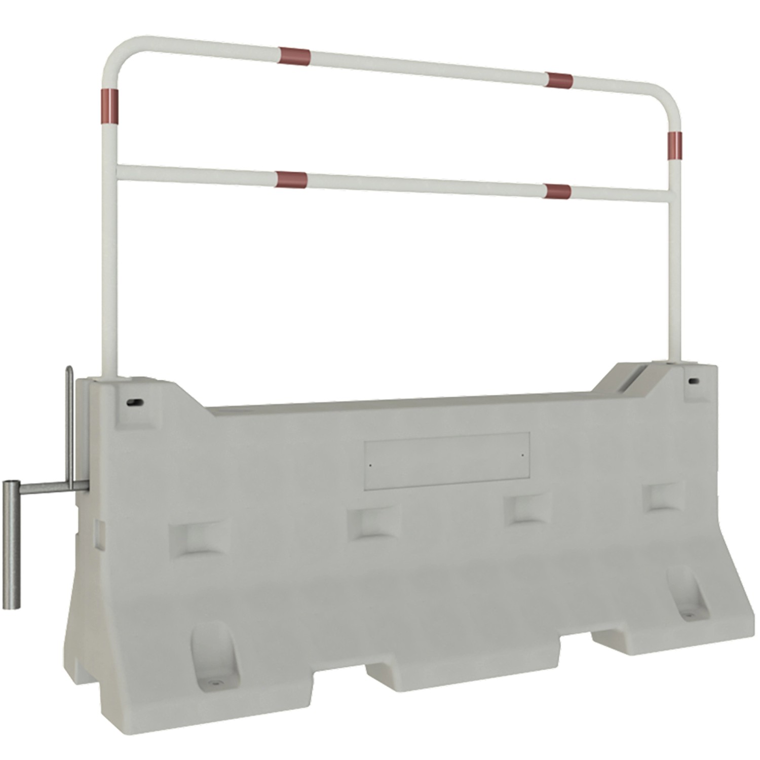 Schake Betonleitwand-Set Rohrbügel Querholm Verzinkt Beton