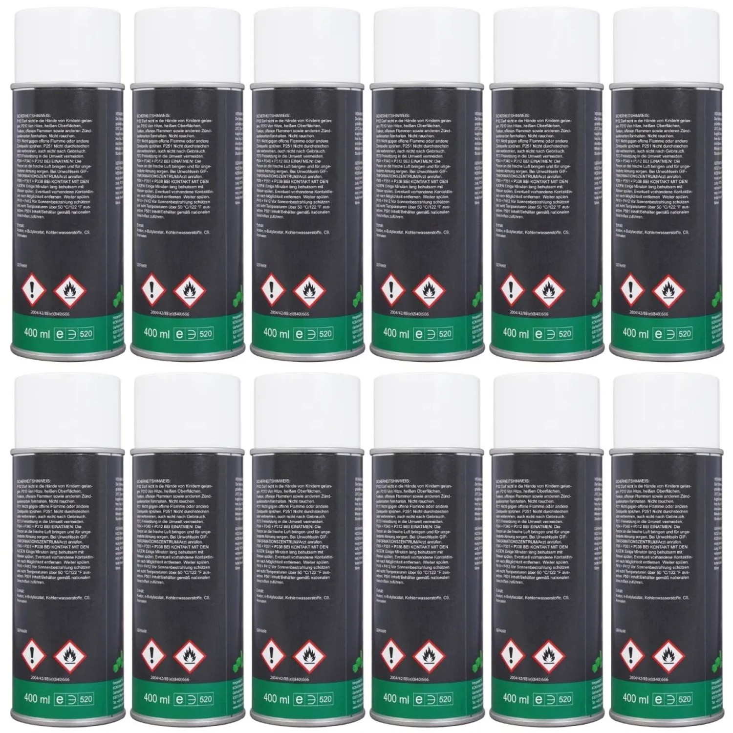 12er-Pack KOKA Antifouling Spray Schwarz für Boote: Schutz vor Bewuchs und Verschmutzung.