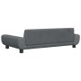 vidaXL Hundebett Dunkelgrau 100x54x33 cm Samt 171983_5