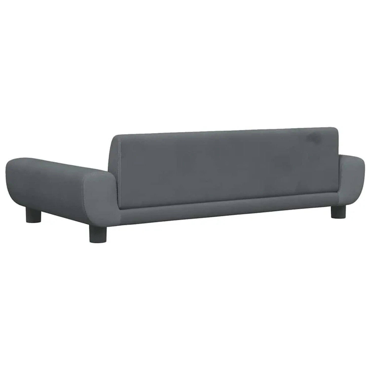vidaXL Hundebett Dunkelgrau 100x54x33 cm Samt 171983_5