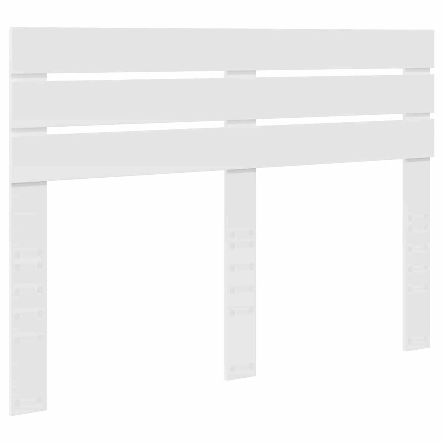 vidaXL Kopfteil mit Kopfteil Weiß 140 cm Holzwerkstoff 888197