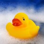 Relaxdays Badeente 48er Set PVC Gelb Schwimmend 3,5 cm x 4,5 cm x 4 cm 5 g_5