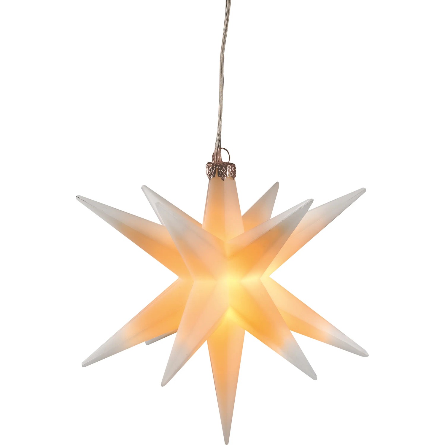 HGD LED-Stern Ø je 12 cm Weiß für innen