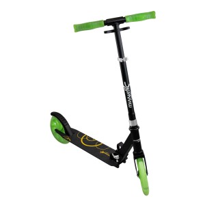 Muuwmi Aluminium Scooter mit LED-Rollen und Glow-Effekt, höhenverstellbar.