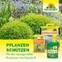 Neudorff Produkte zur Schädlingsbekämpfung: Buchsbaumzünsler-Falle, Raupenfrei, Schädlingsschutznetz und Dünger.