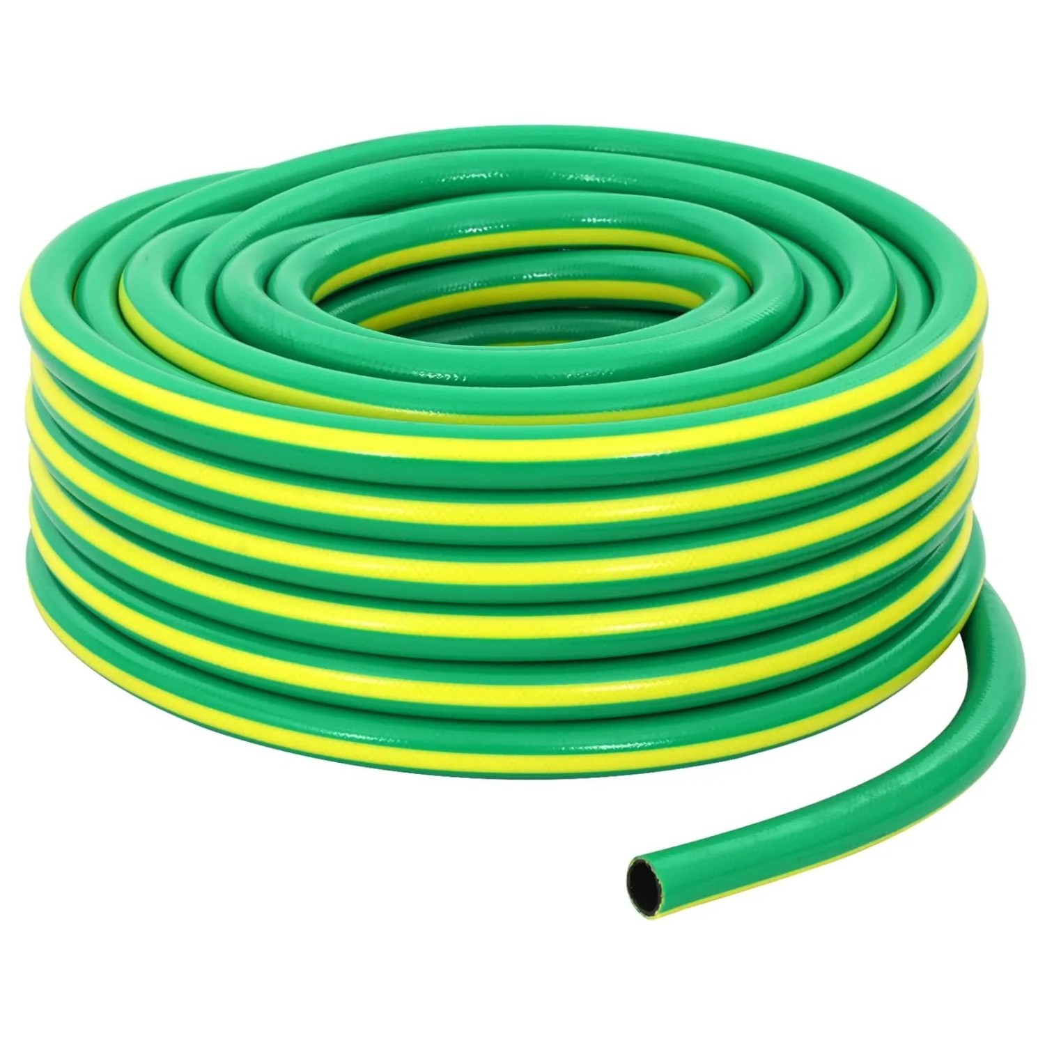 vidaXL Gartenschlauch 5-Lagig Grün und Gelb 50 m PVC 42035818