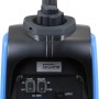 Güde Inverter Stromerzeuger ISG 1200-1 Benzin, Detailansicht Bedienelemente und Tankdeckel.