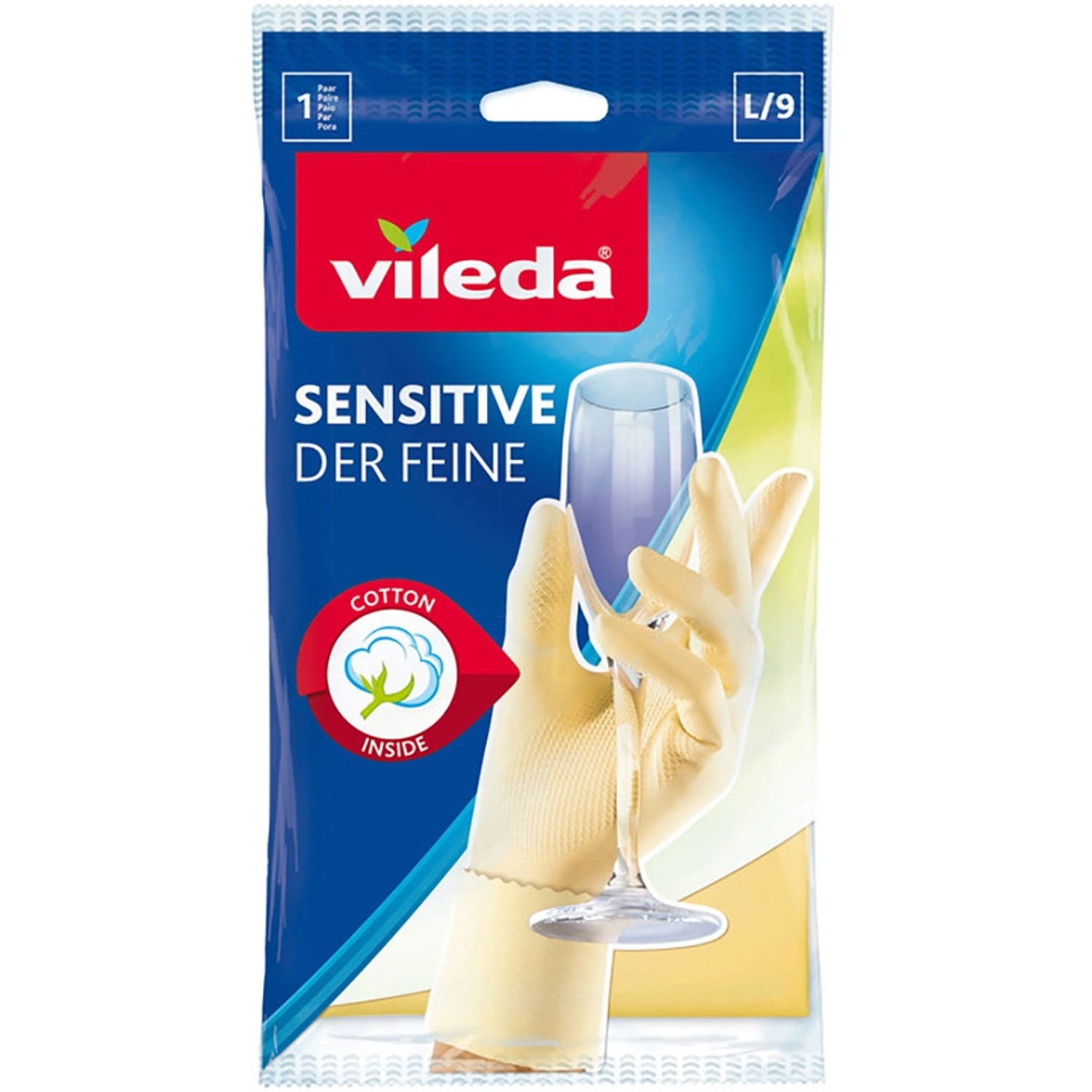 Vileda Haushaltshandschuhe Der Feine / Sensitive L