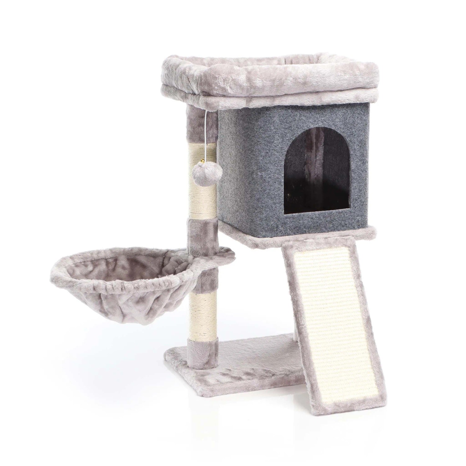 Fudajo Kratzbaum Grau 71,5Cm Katzenkratzbaum Katzenbaum Kletterbaum Katze
