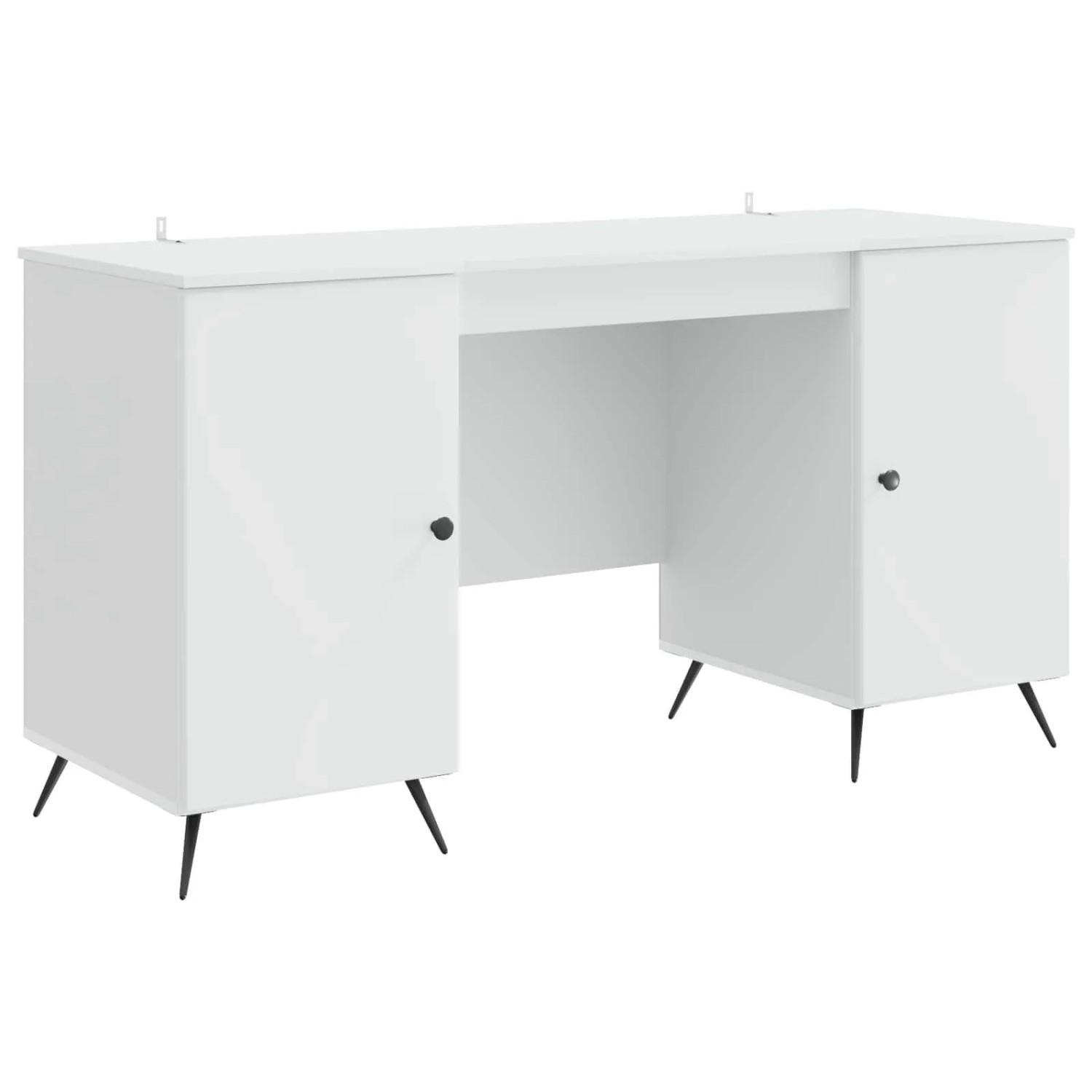 vidaXL Schreibtisch mit Regal Weiß 142,5 x 50 x 75 cm Holzwerkstoff 3414630