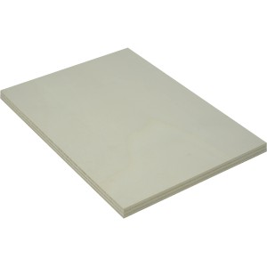 Sperrholz-Platte Pappel, 252x185x1,5cm, für Möbelbau & Bastelarbeiten.