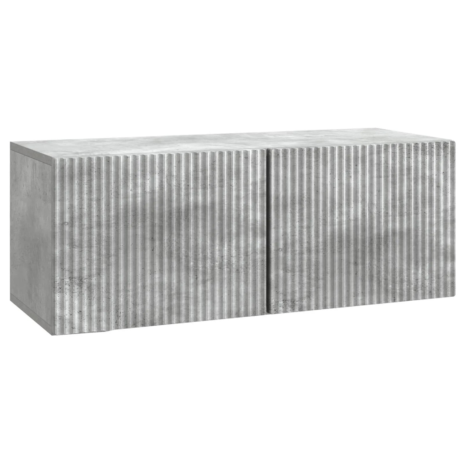vidaXL Wandmontierter TV-Schrank Betongrau 78,5 x 31 x 30 cm 898548