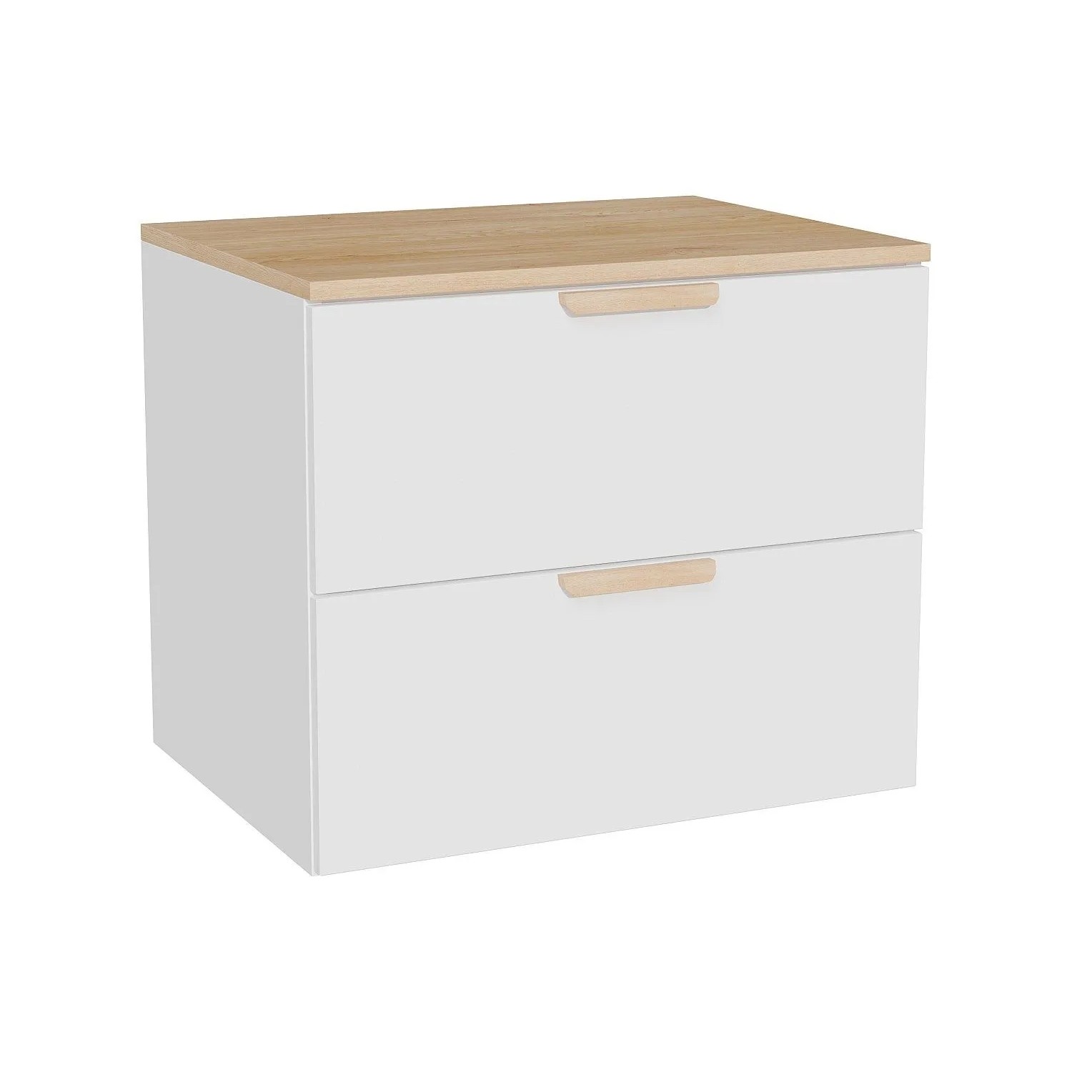 Vente-unique Waschbeckenunterschrank Avoreli Weiß 60 cm